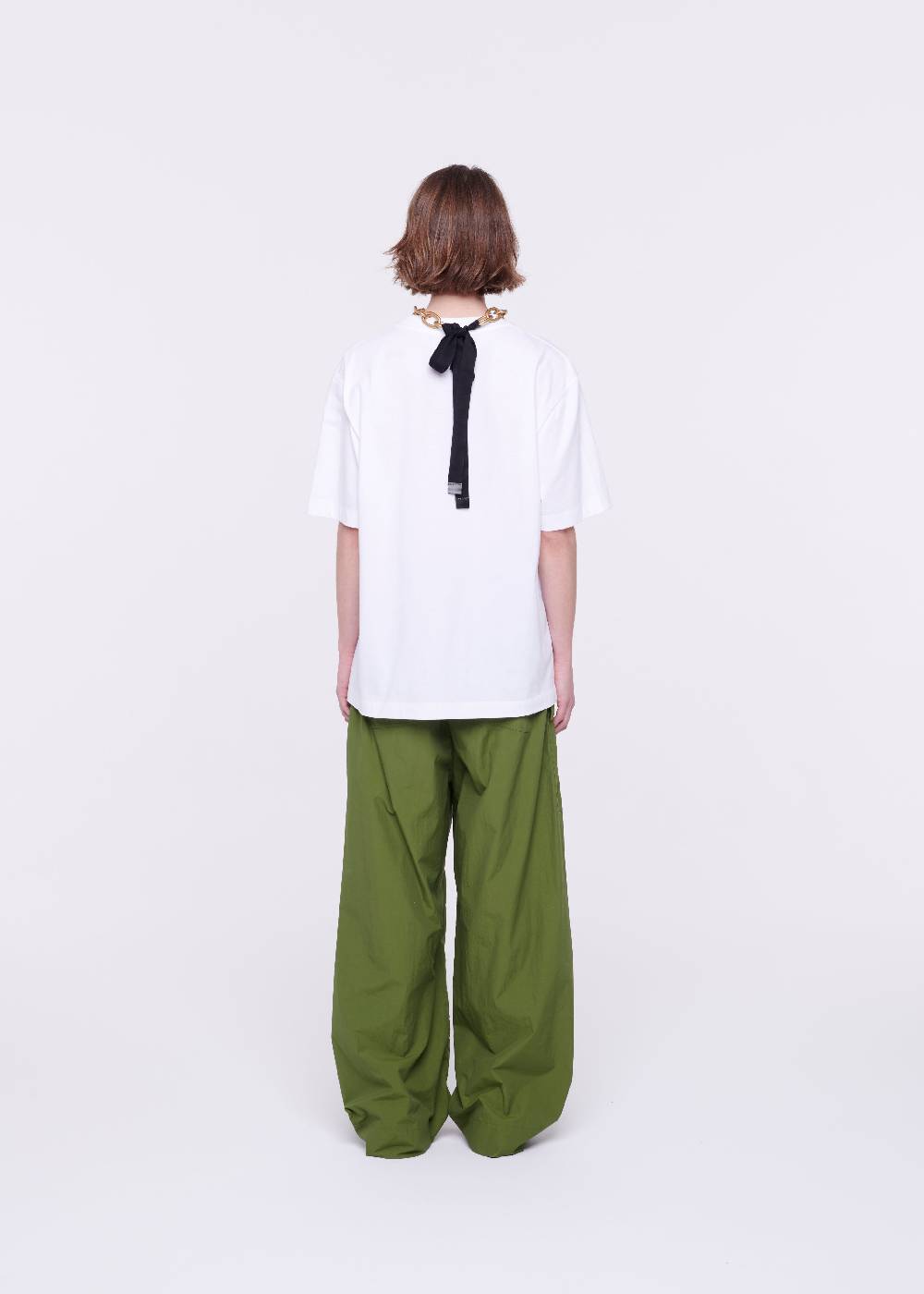 Plan C T-SHIRT BIANCA IN COTONE CON STAMPA Nuovo