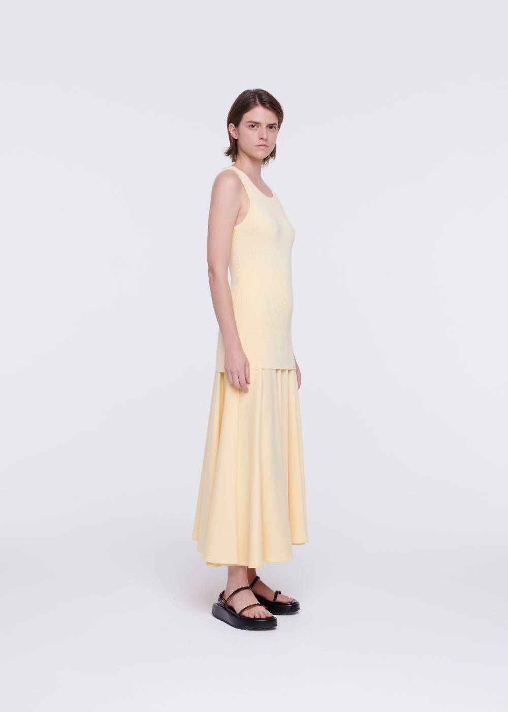 Plan C TOP IN MAGLIA COLOR ZABAIONE Spedizione Gratuita