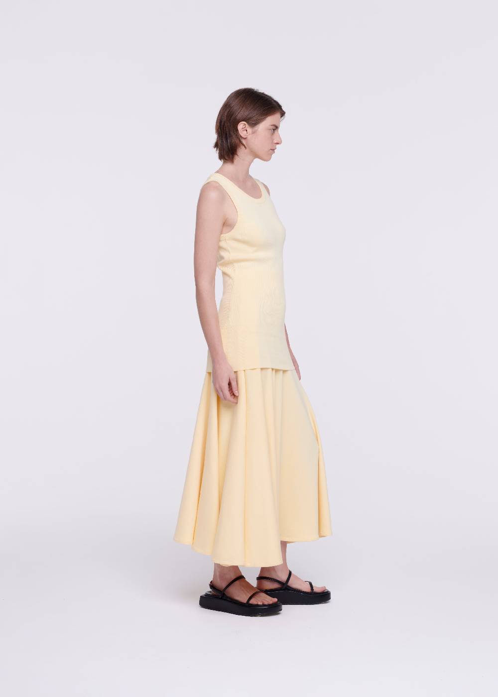 Plan C TOP IN MAGLIA COLOR ZABAIONE Spedizione Gratuita