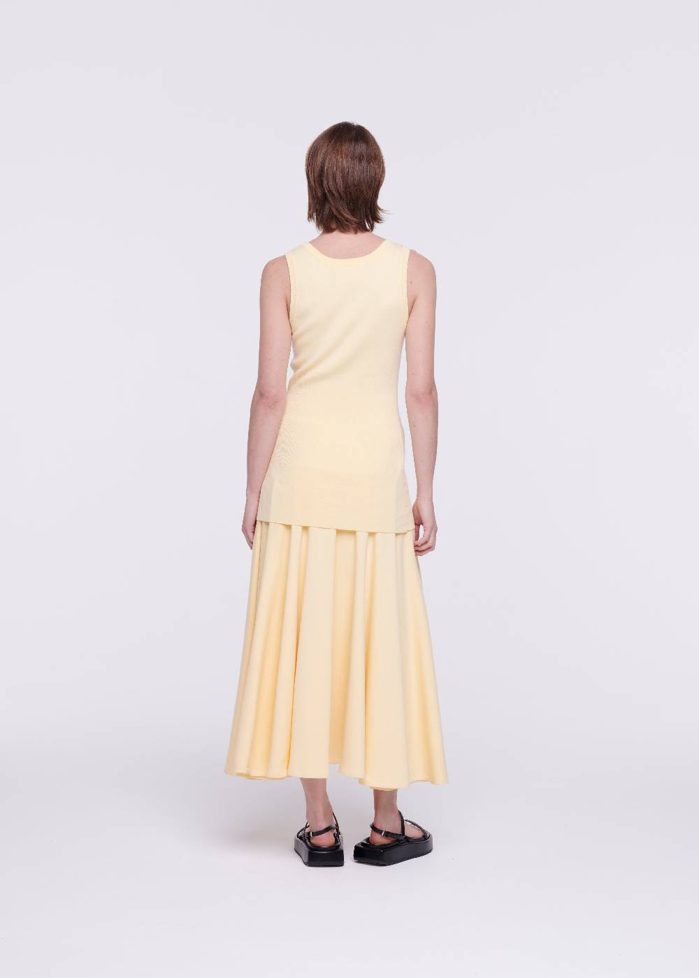 Plan C TOP IN MAGLIA COLOR ZABAIONE Spedizione Gratuita