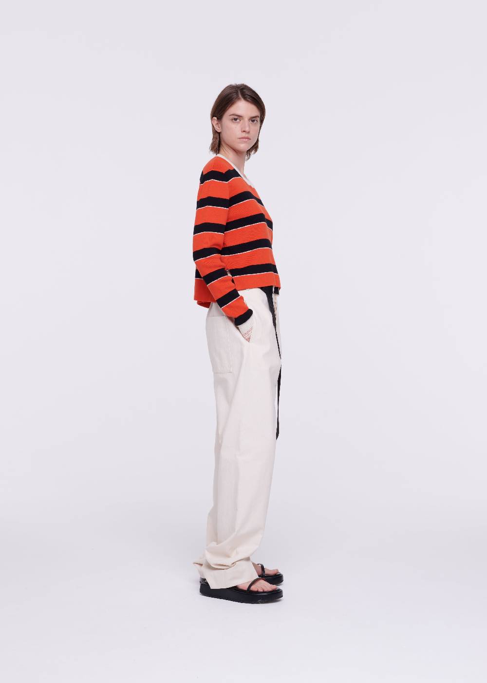 Plan C PANTALONI COLOR CREMA Negozi Online
