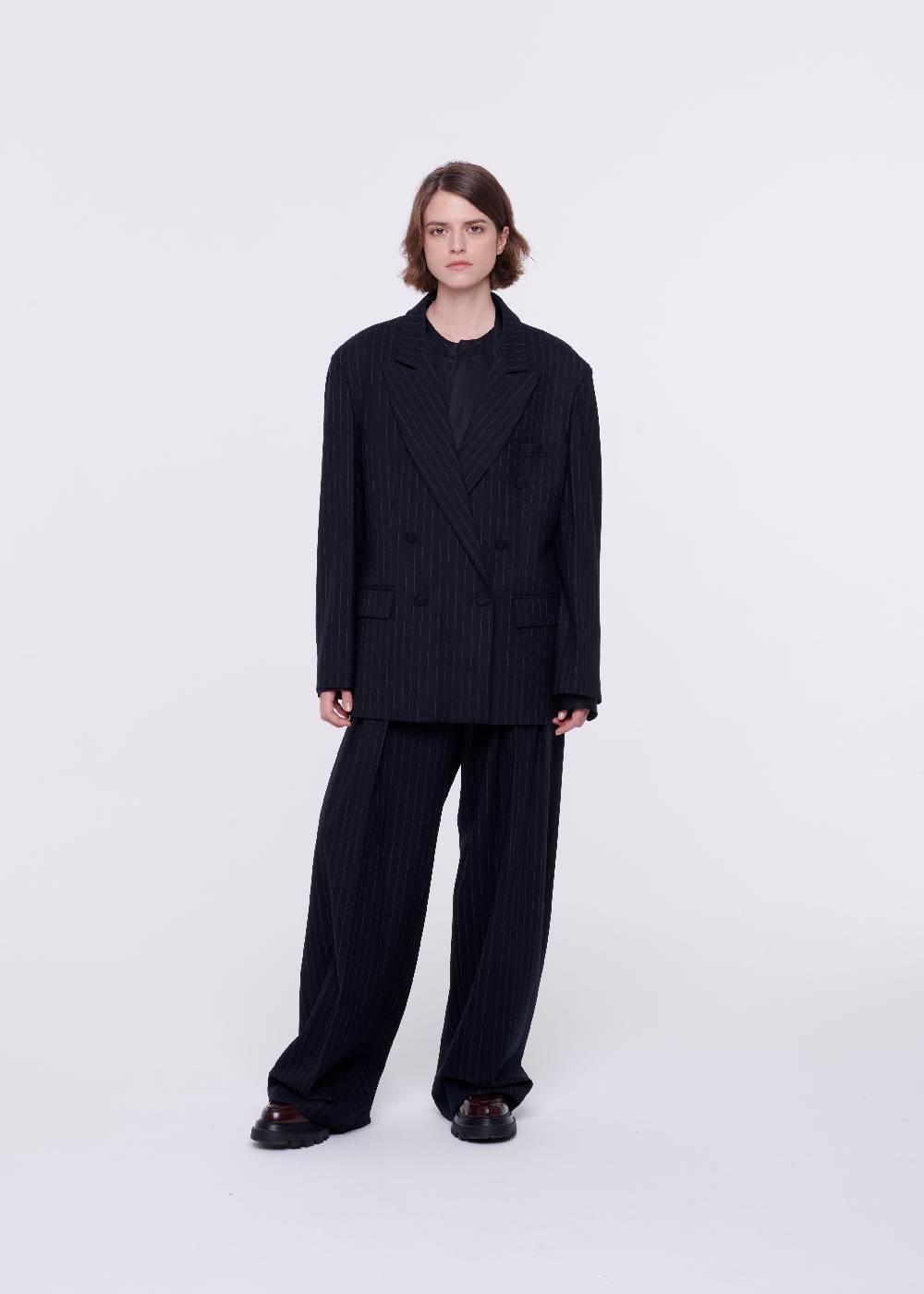 Plan C BLAZER DOPPIOPETTO GESSATO DI LANA Offerta