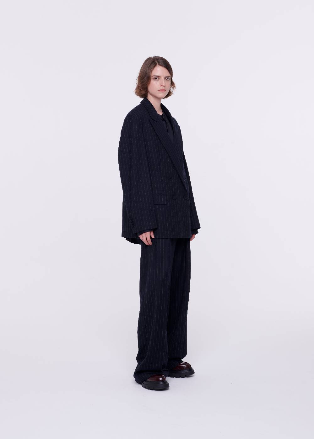 Plan C BLAZER DOPPIOPETTO GESSATO DI LANA Offerta