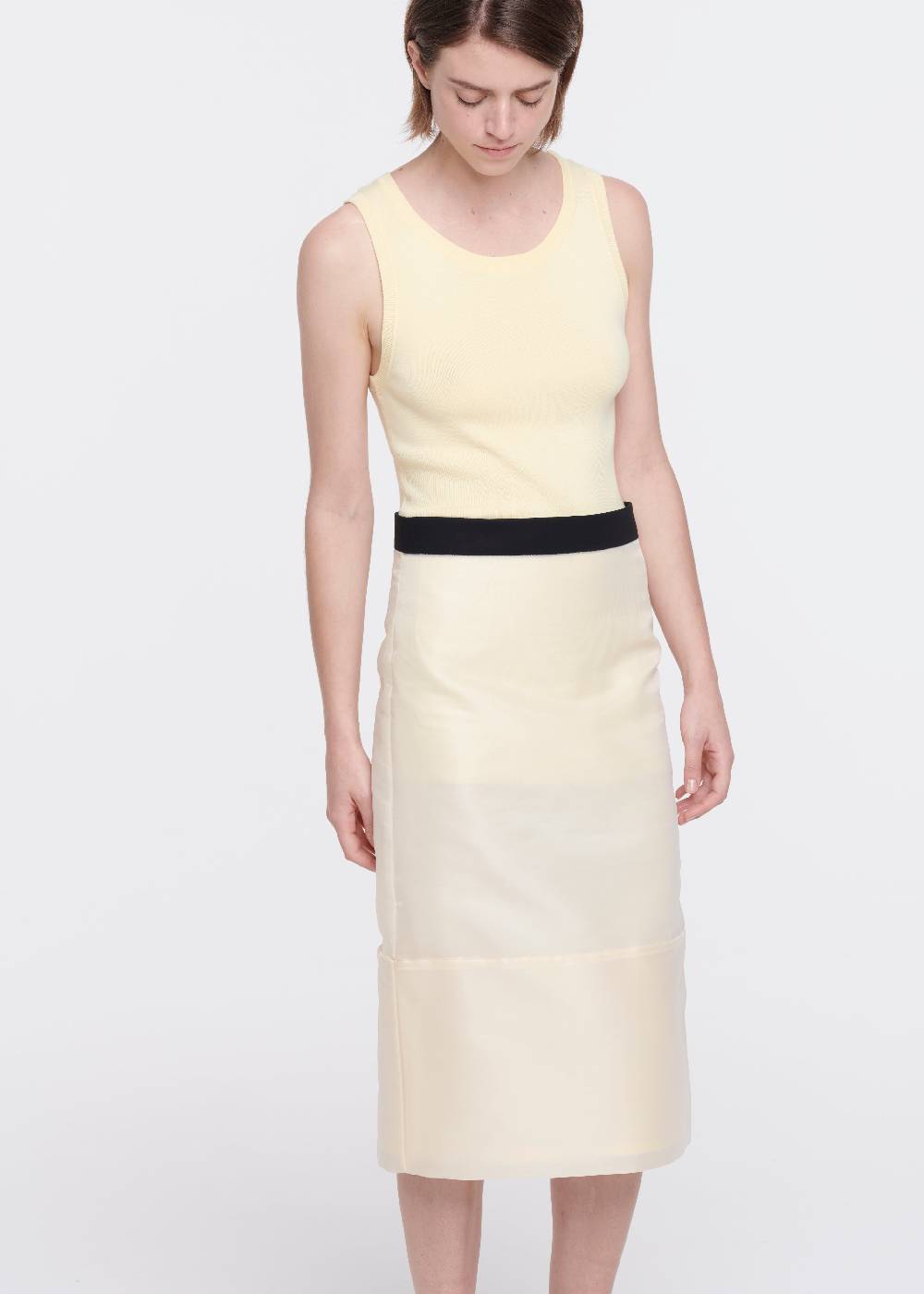Plan C GONNA MATITA MIDI IN ORGANZA Saldi