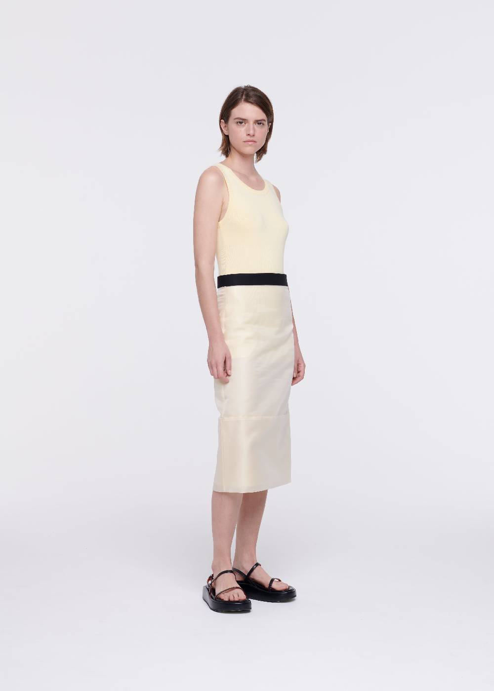 Plan C GONNA MATITA MIDI IN ORGANZA Saldi