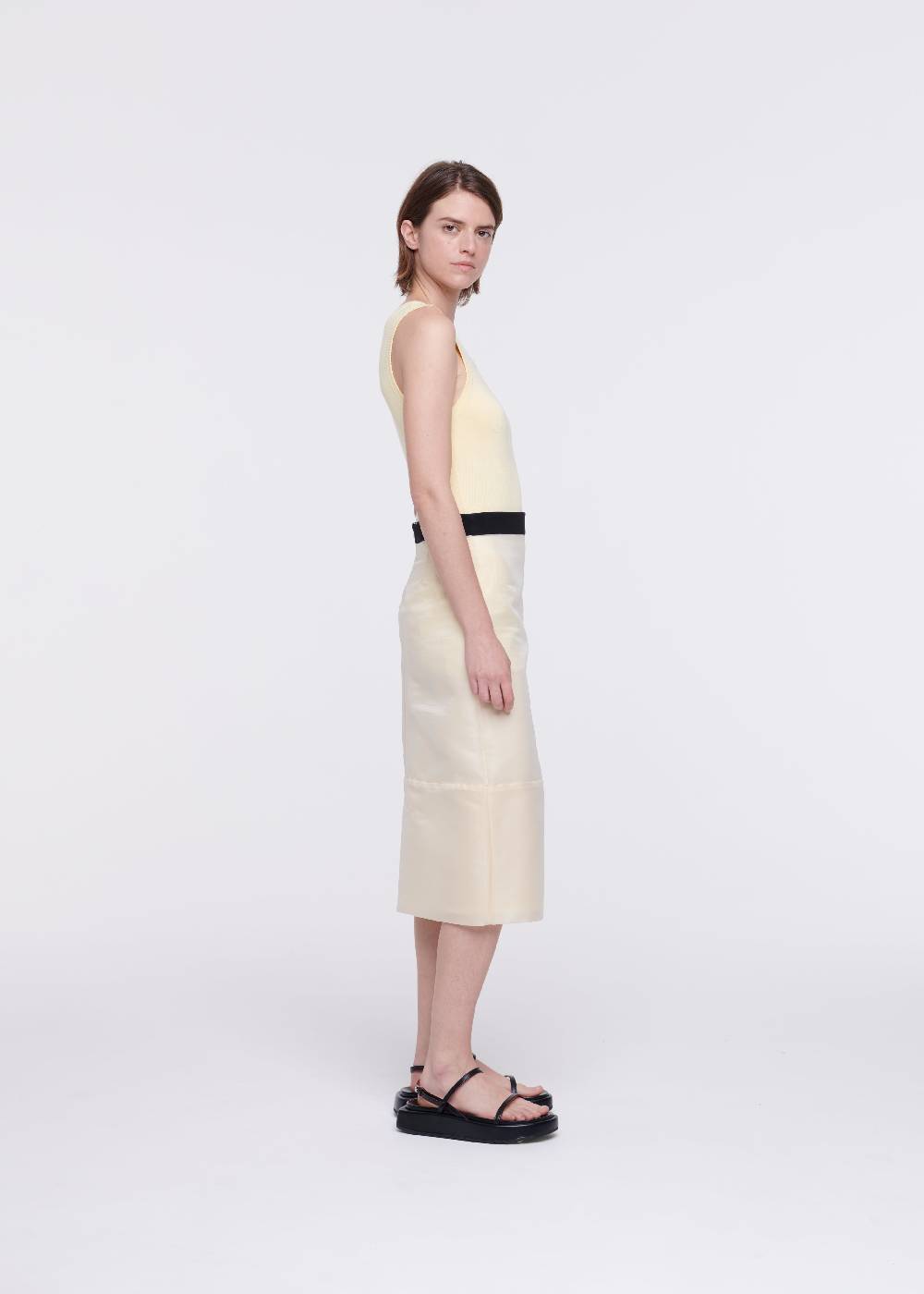 Plan C GONNA MATITA MIDI IN ORGANZA Saldi
