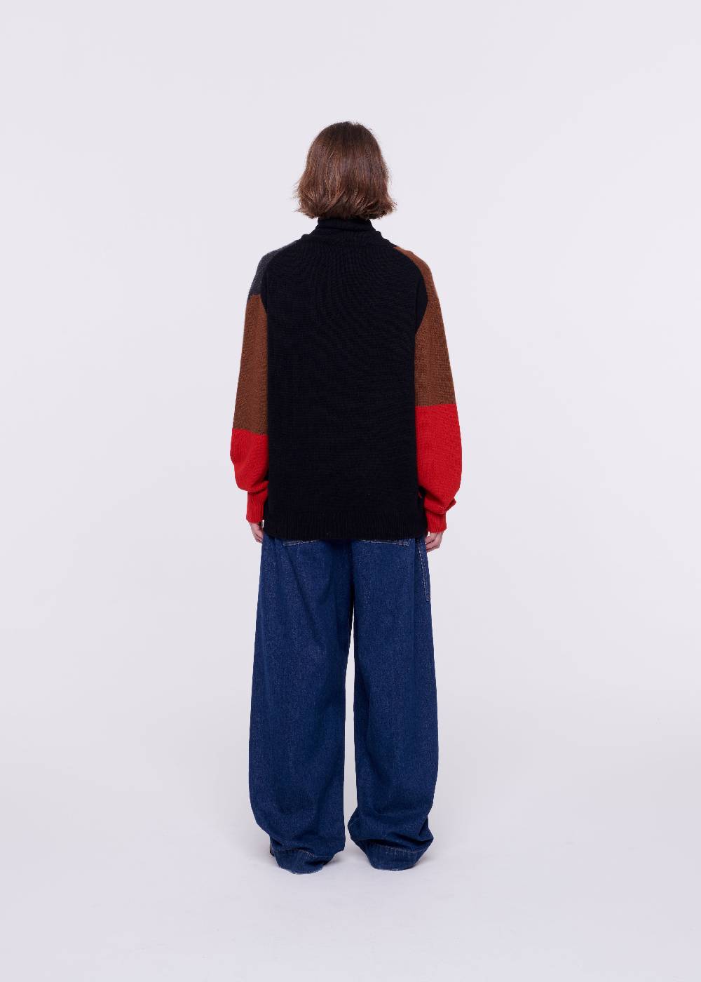 Plan C MAGLIONE CON SCIALLE IN LANA A TRAMA "FILIPPO" 2025