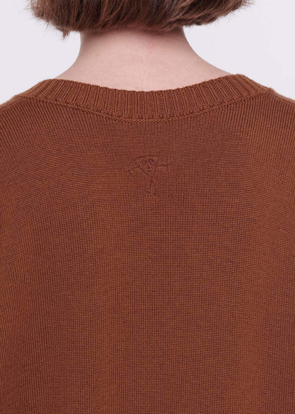 Plan C MAGLIONE CON SCOLLO A V IN LANA MERINO Vendita