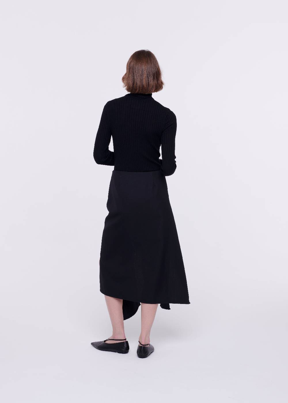 Plan C DOLCEVITA NERO IN LANA MERINO Pezzi Unici
