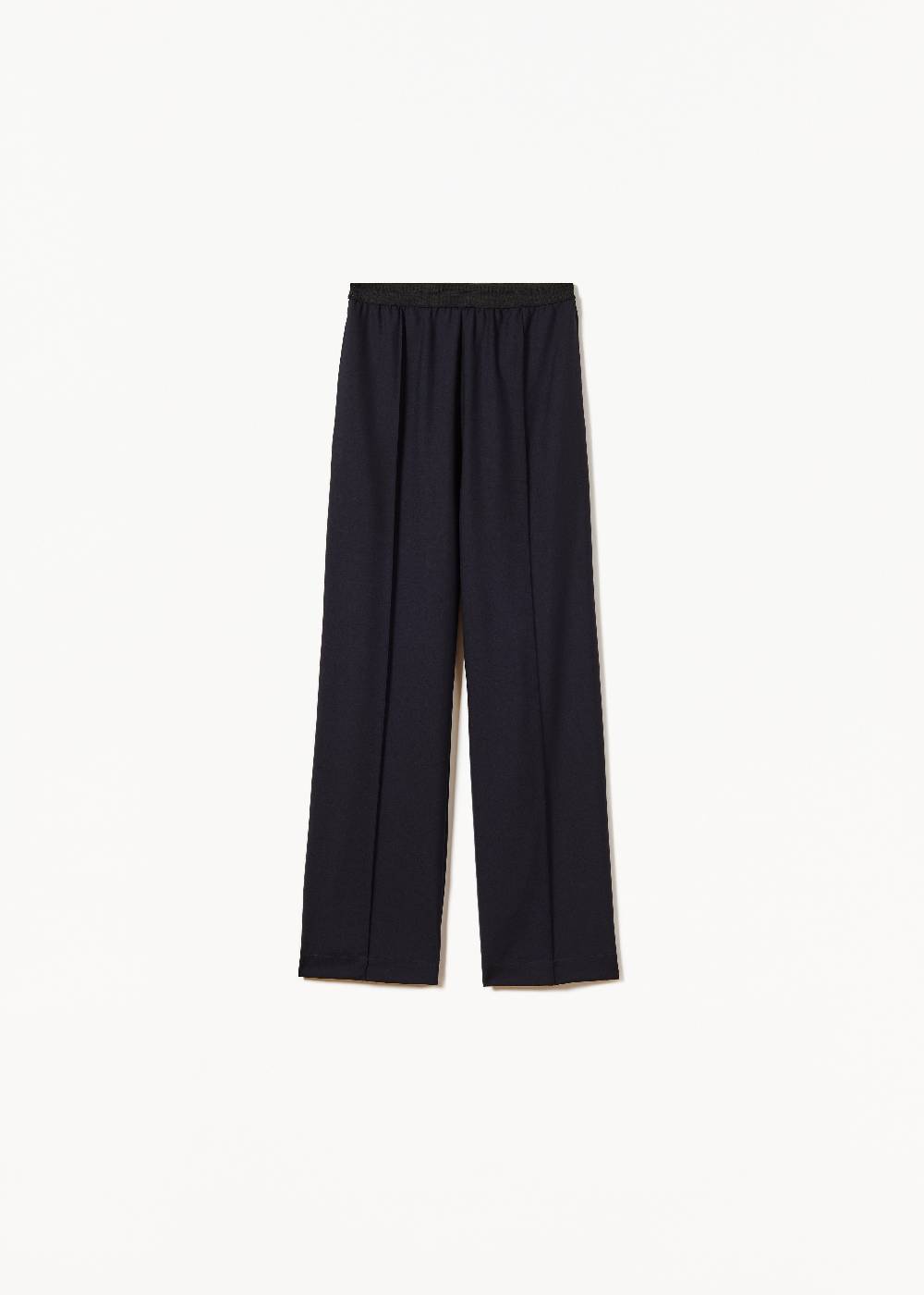 Plan C PANTALONI BLU DI LANA