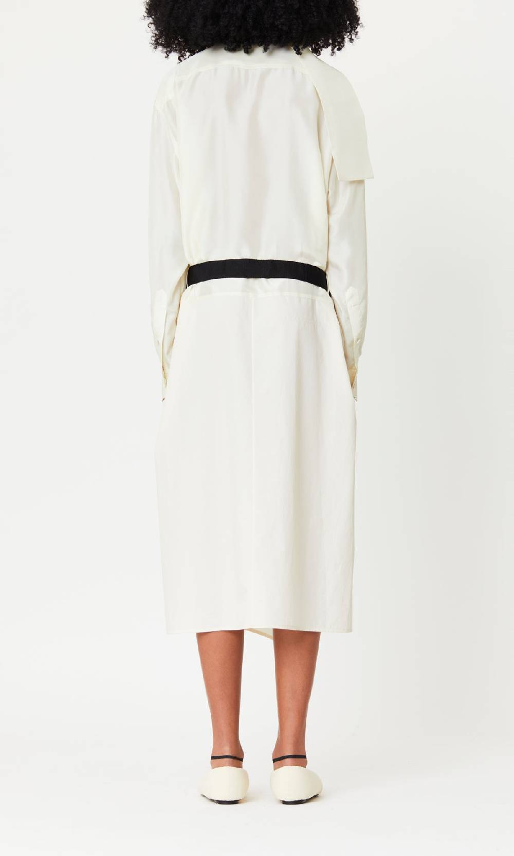 Plan C ABITO MIDI A PANNELLI CON FOULARD Sconto