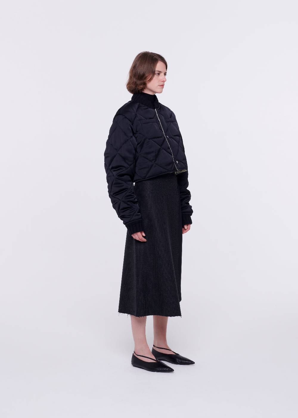 Plan C GIACCA CROPPED TRAPUNTATA Offerta