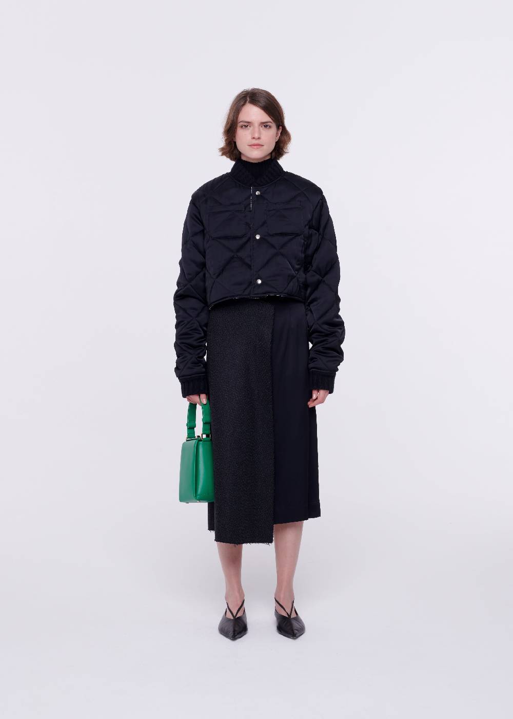 Plan C GIACCA CROPPED TRAPUNTATA Offerta