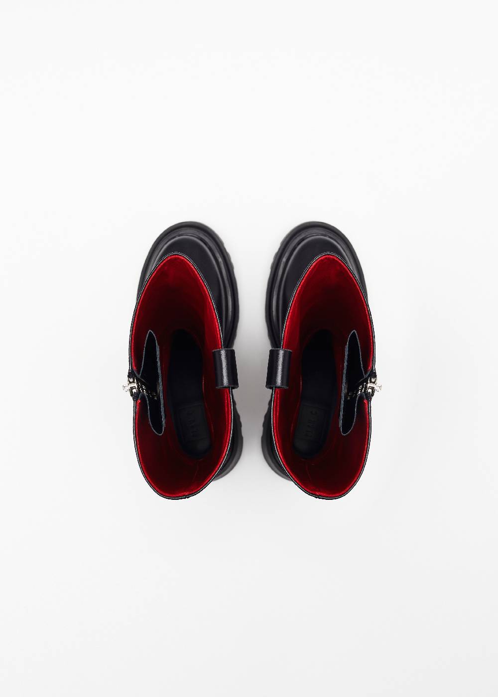 Plan C STIVALI NERI IN PELLE CON SUOLA CHUNKY Saldi
