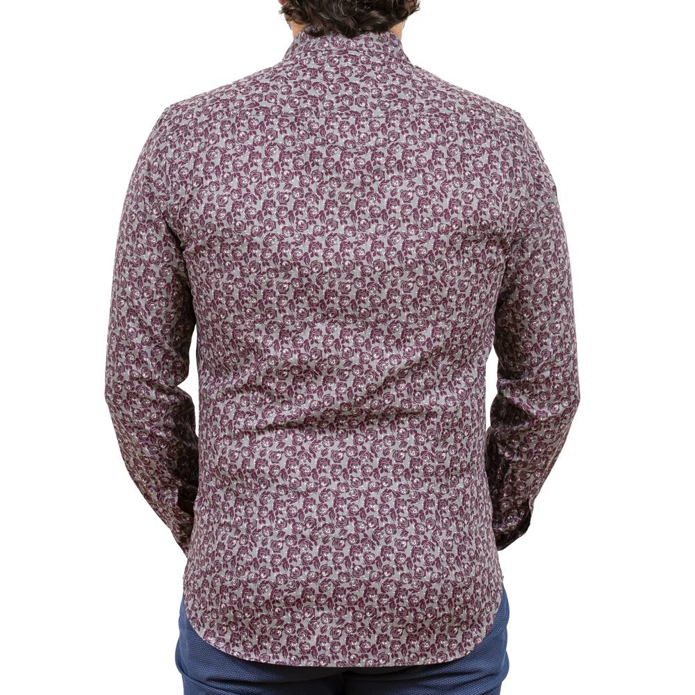 Poggianti Camicia fantasia in flanella collo italiano Outlet