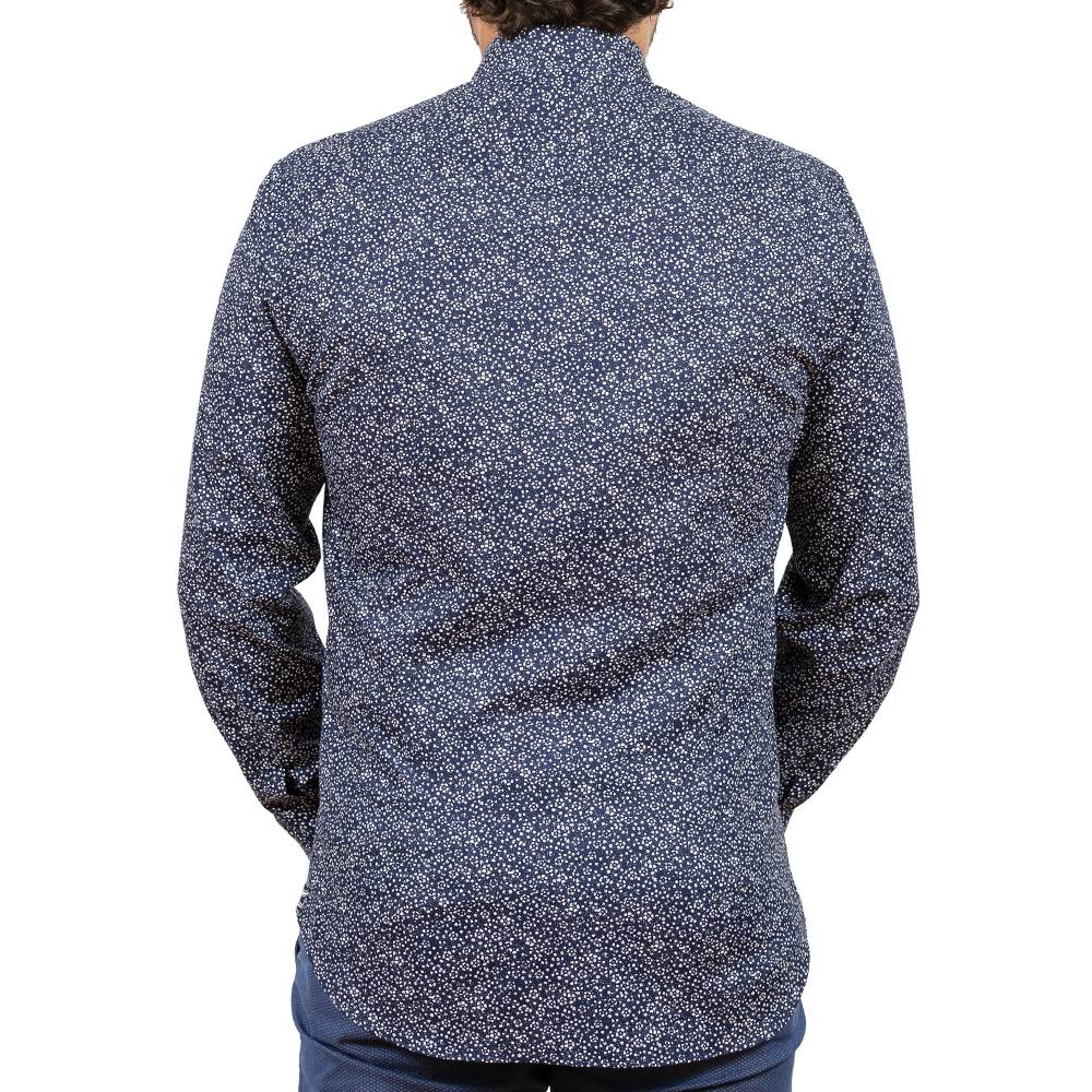 Poggianti Camicia fantasia collo italiano In Vendita