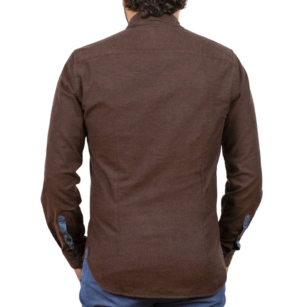 Poggianti Camicia in flanella con contrasti fantasia I Più Venduti