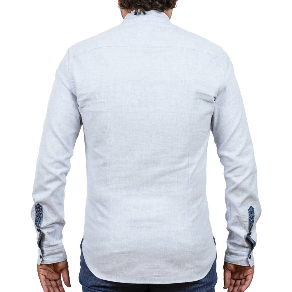 Poggianti Camicia in flanella con contrasti fantasia ACQUISTA ORA