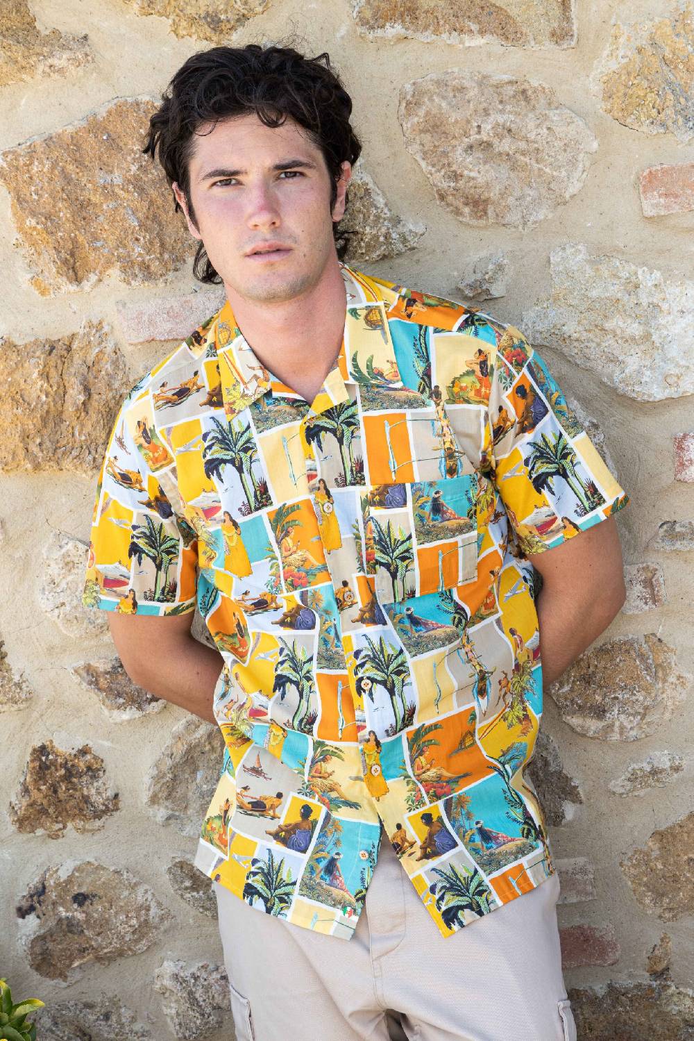 Poggianti Camicia uomo spring summer 24 OLENA-58-154 Spedizione Gratuita