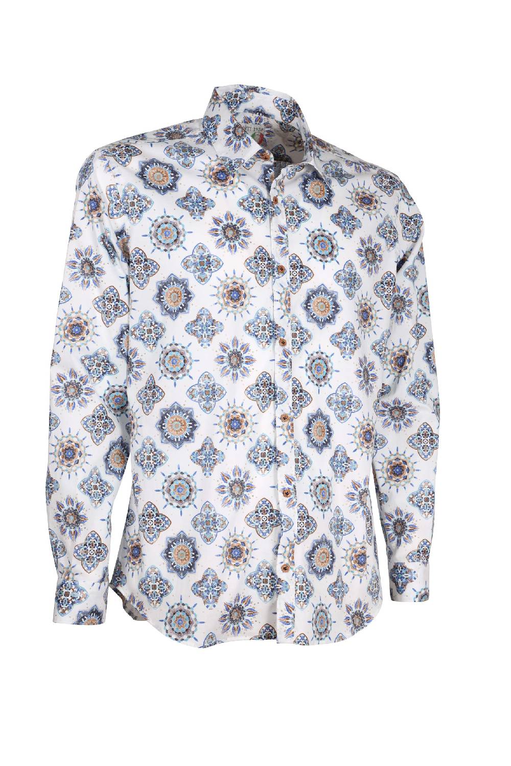Poggianti Camicia uomo spring summer 24 CHIUSI-66F-136 Qualità Garantita