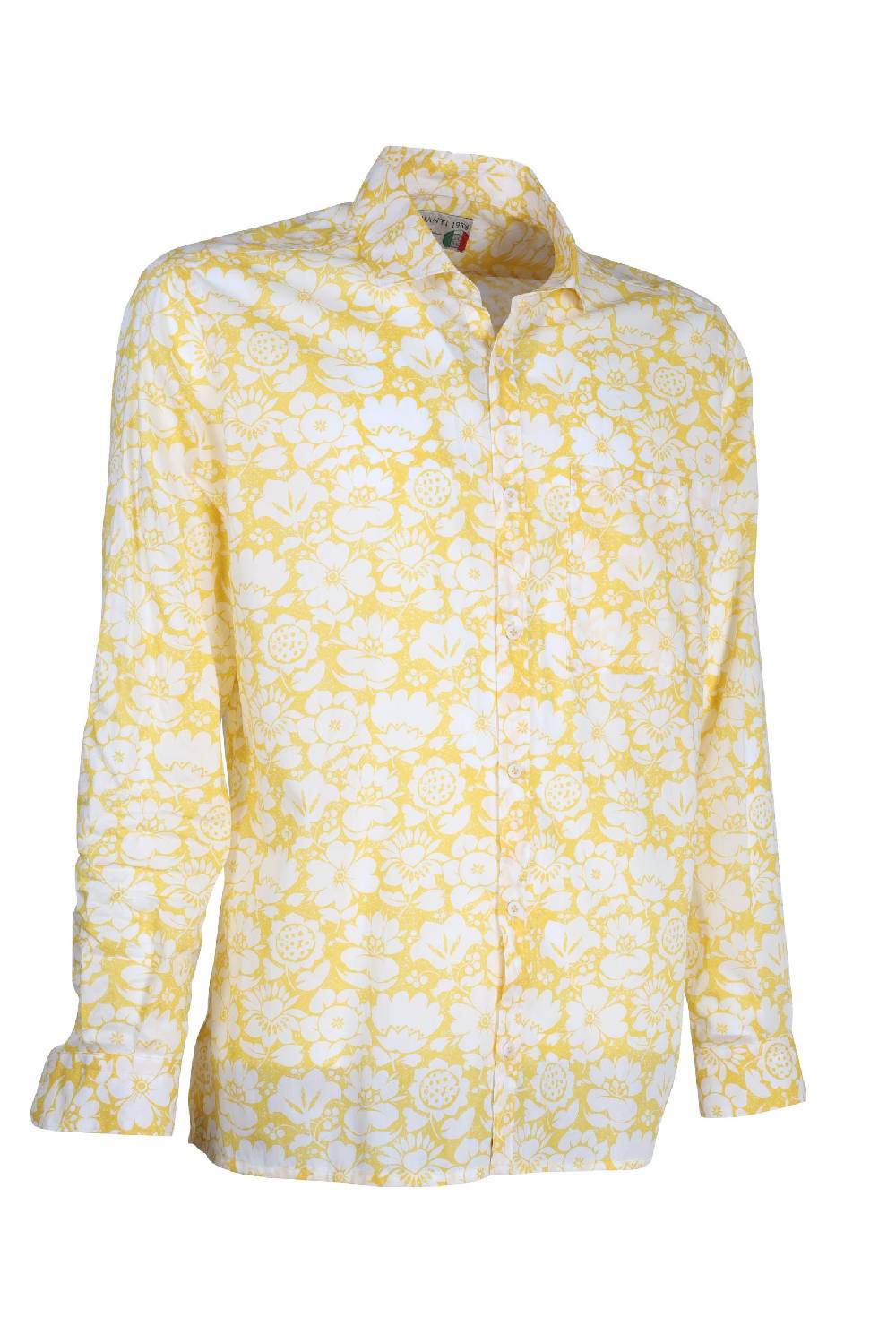 Poggianti Camicia uomo spring summer 24 PEROLLA-62F-119 Consegna Veloce