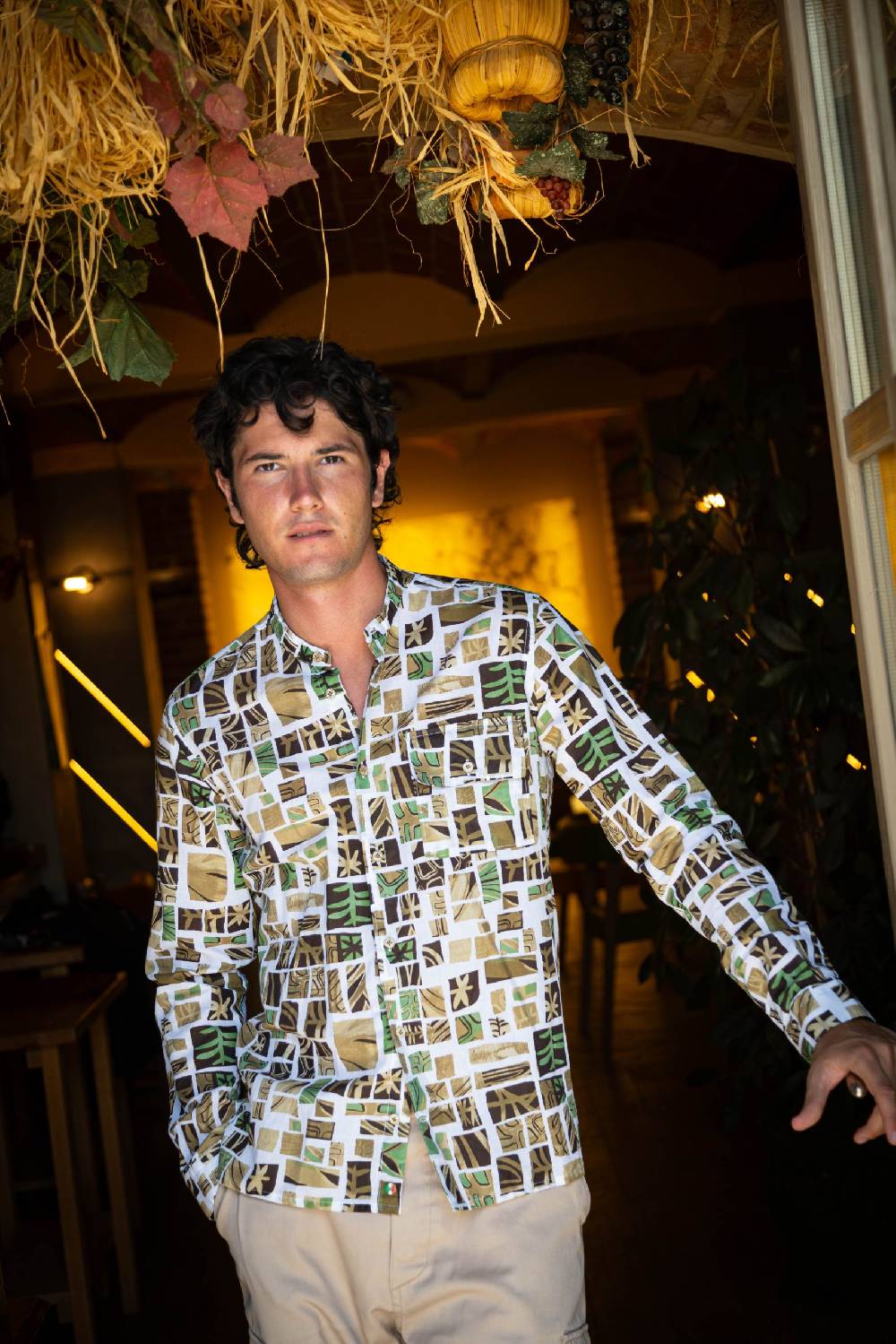 Poggianti Camicia uomo spring summer 24 VORNO-32-195 Shopping Online