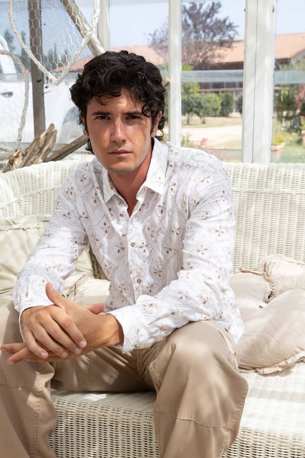 Poggianti Camicia uomo spring summer 24 FIRENZE-66F-212 Novità