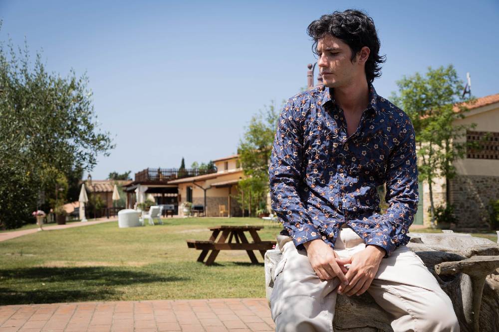 Poggianti Camicia uomo spring summer 24 FIRENZE-73F-218 Presa