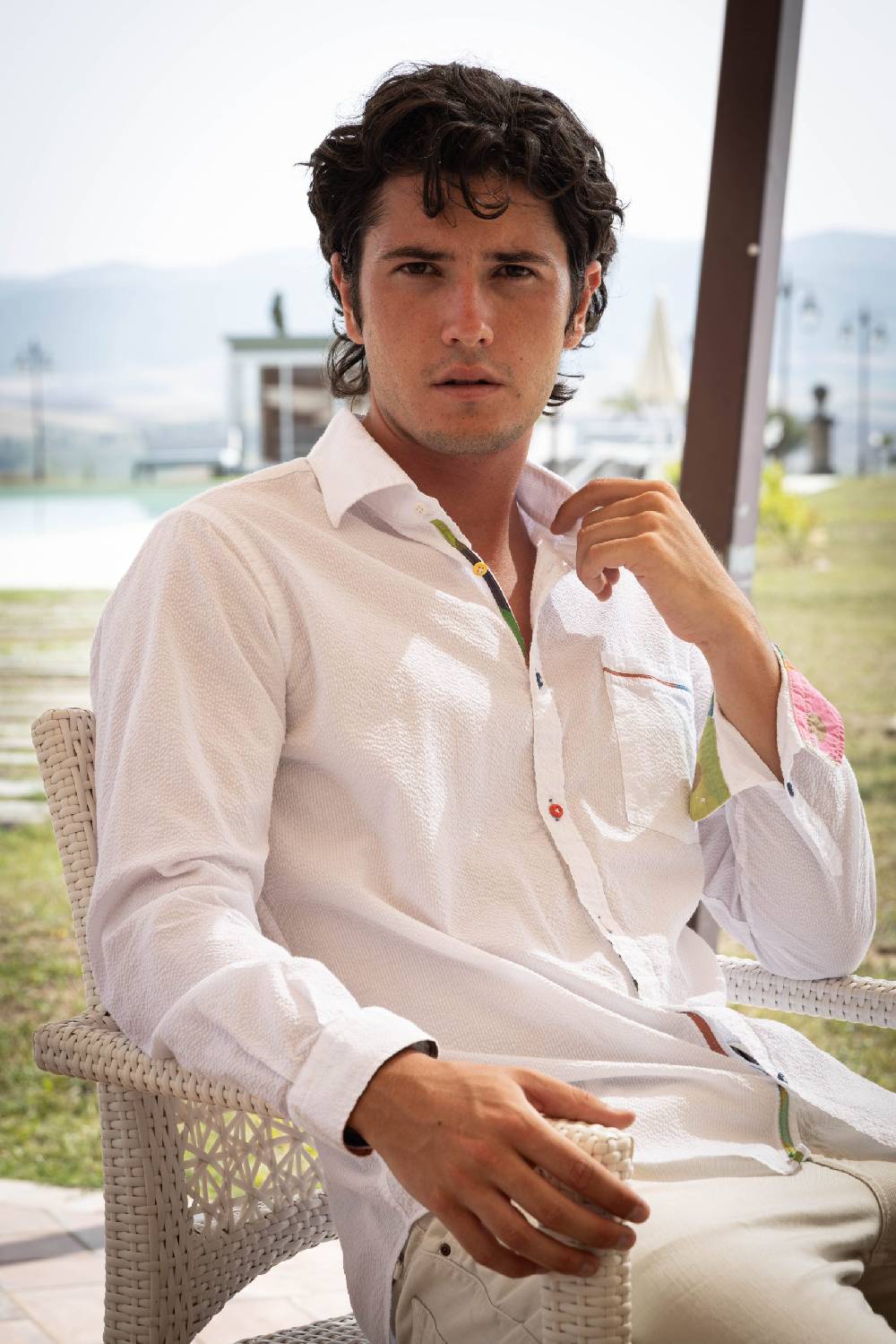Poggianti Camicia uomo spring summer 24 VIAREGGIO-61F-106 Online