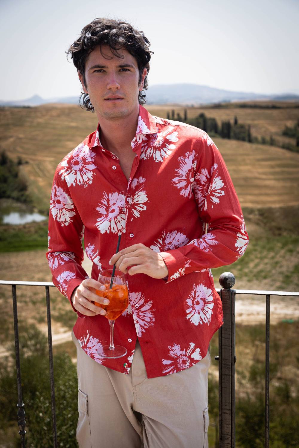 Poggianti Camicia uomo spring summer 24 FIRENZE-31F-124 Saldi