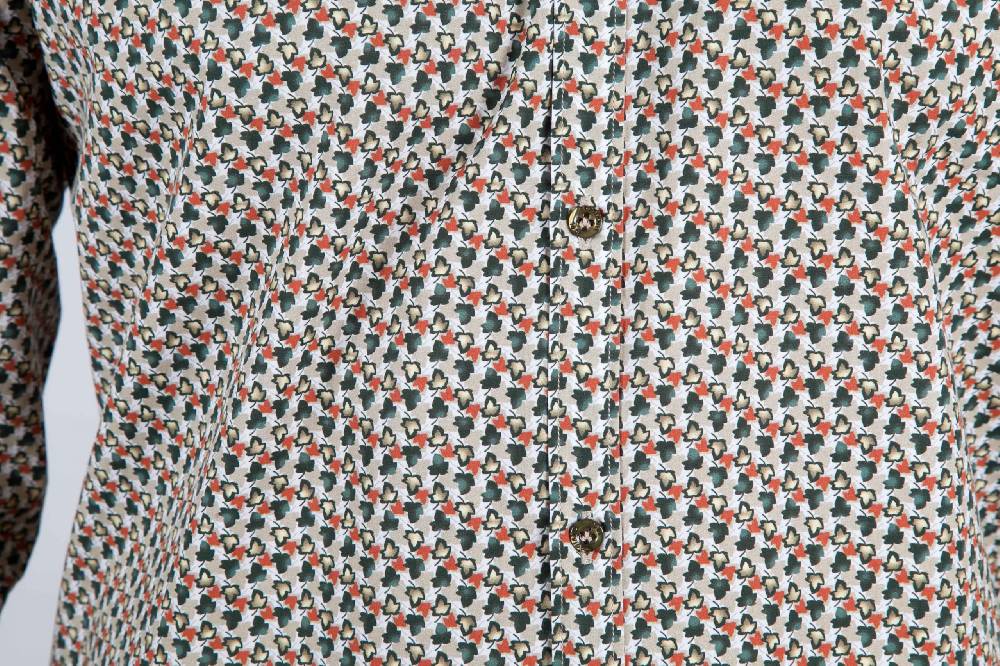 Poggianti Camicia Fantasia collo francese Saldi Di Fabbrica