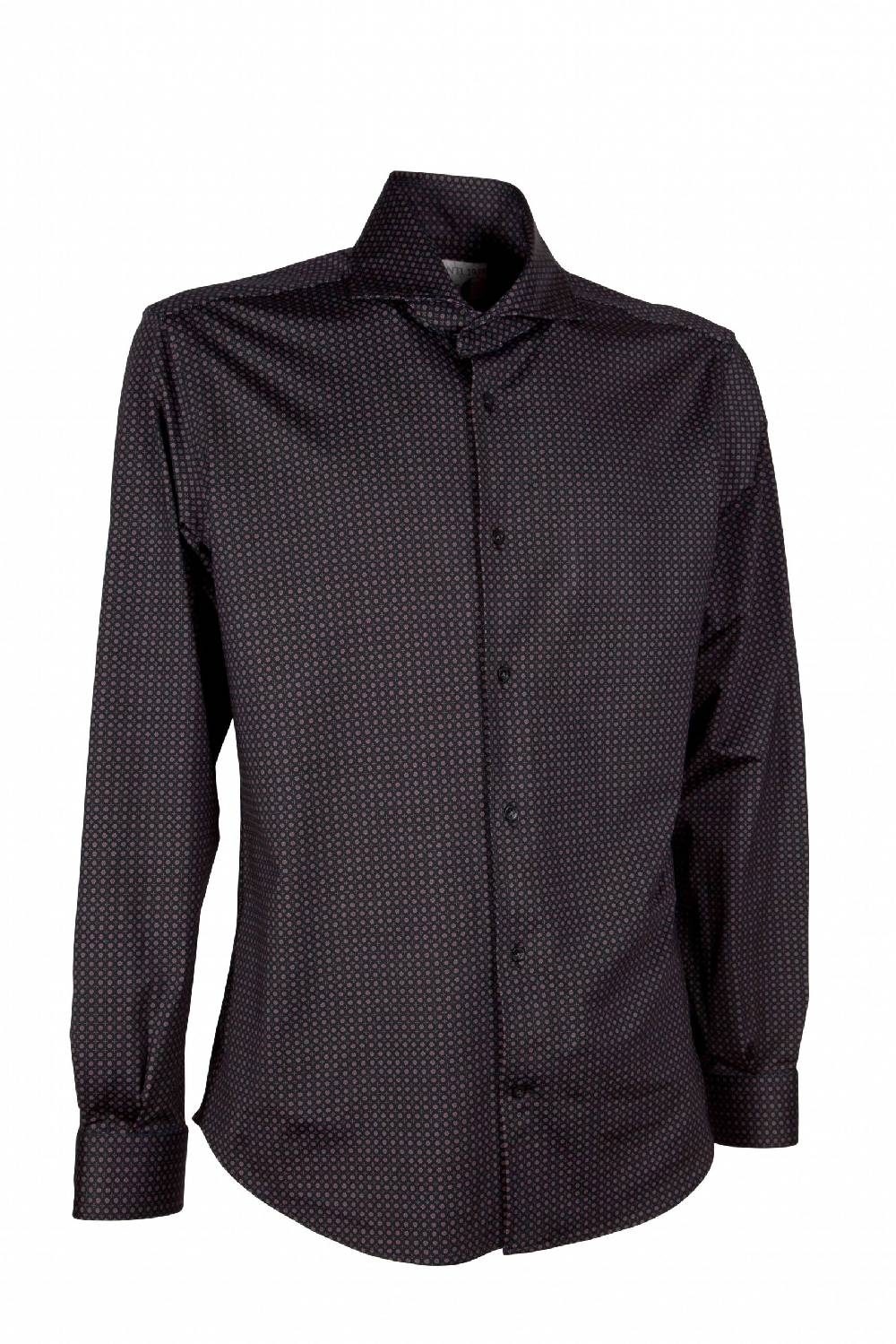 Poggianti Camicia uomo in tessuto tecnico con stampa piccola ACTIVE 31-187-03 Sottocosto