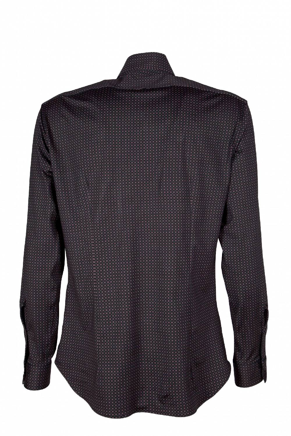 Poggianti Camicia uomo in tessuto tecnico con stampa piccola ACTIVE 31-187-03 Sottocosto