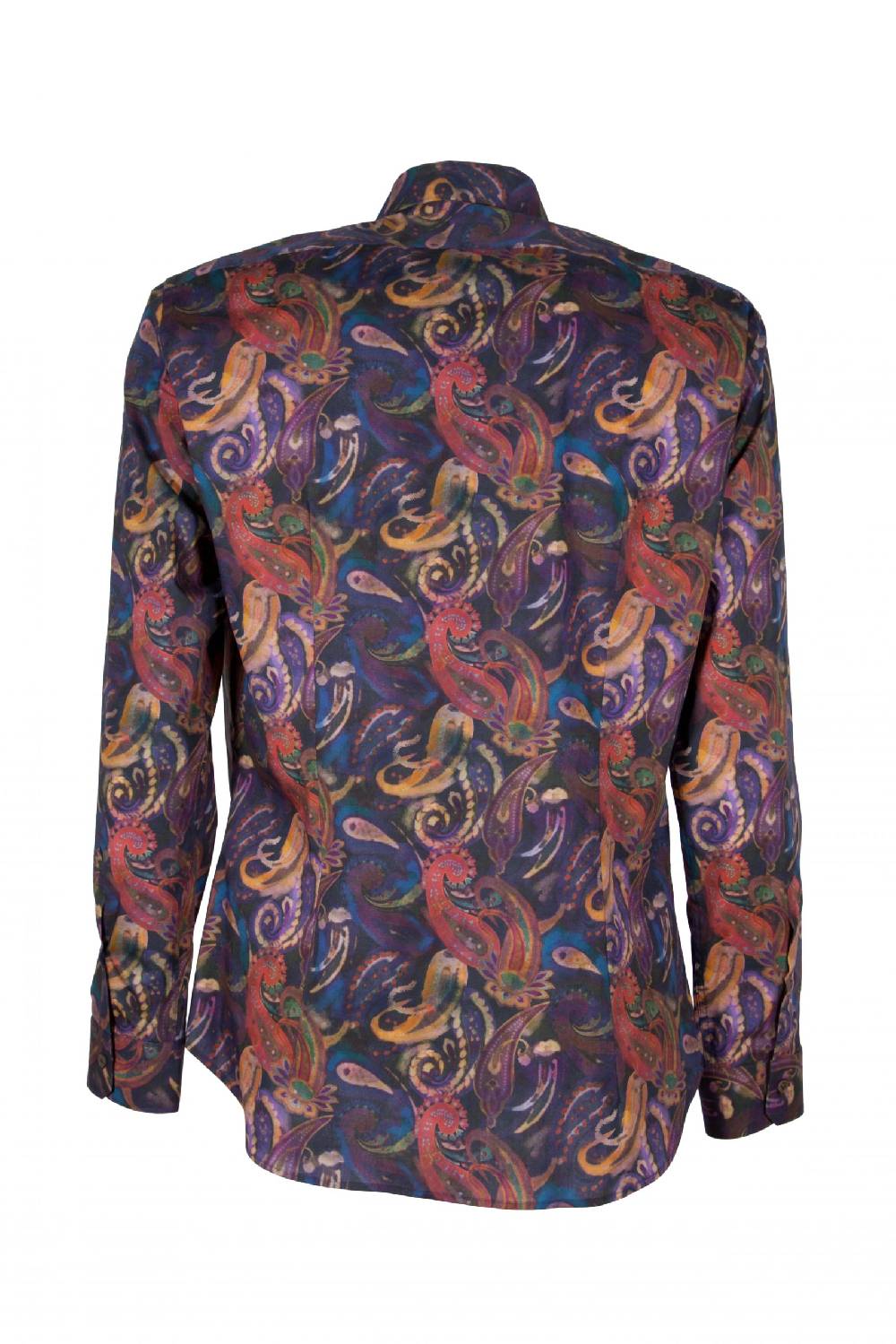 Poggianti Camicia uomo stretch con stampa Paisley PISA-73-163-01 Qualità