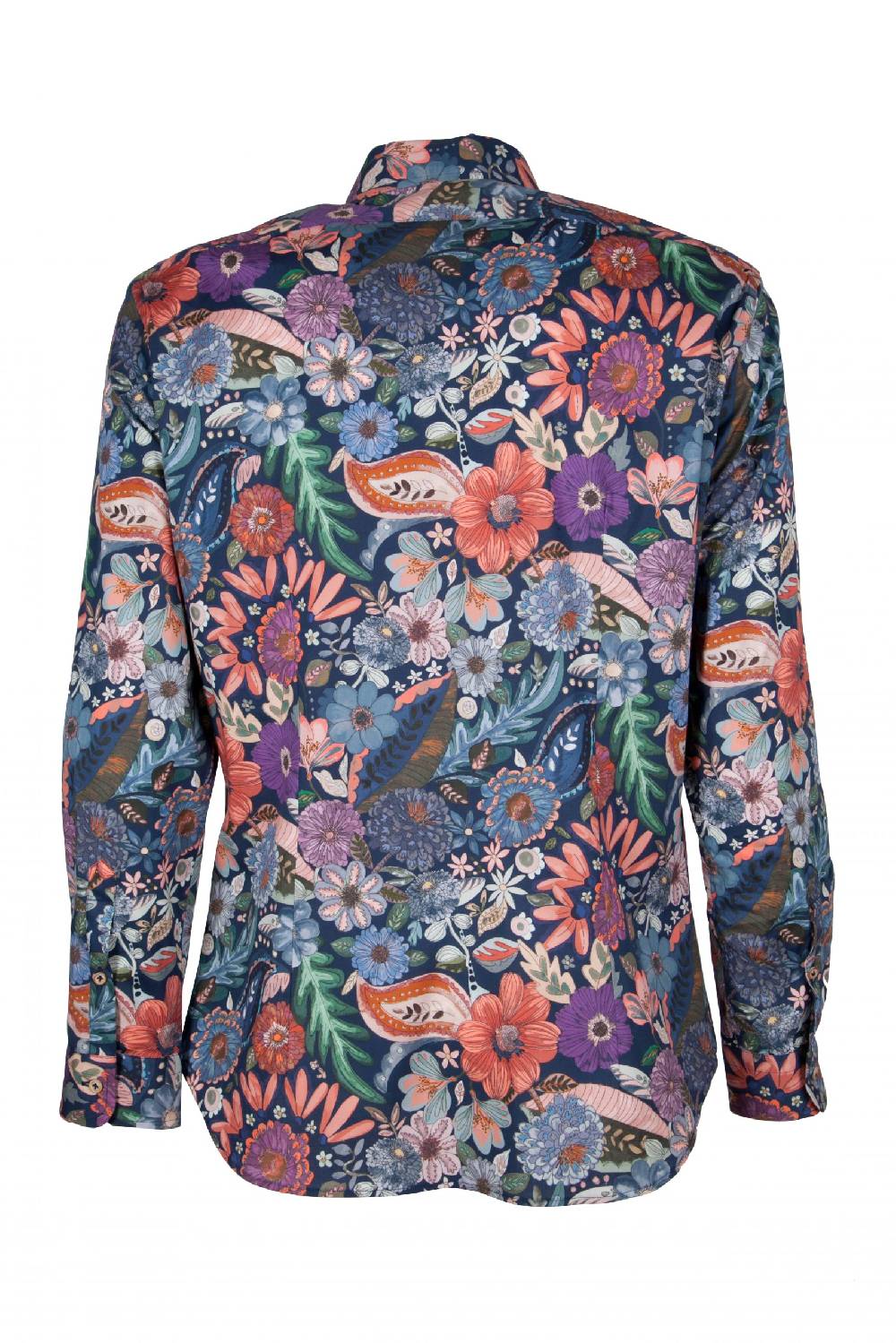 Poggianti Camicia uomo stretch con stampa Floreale FIRENZE-61F-162-01 Vendita