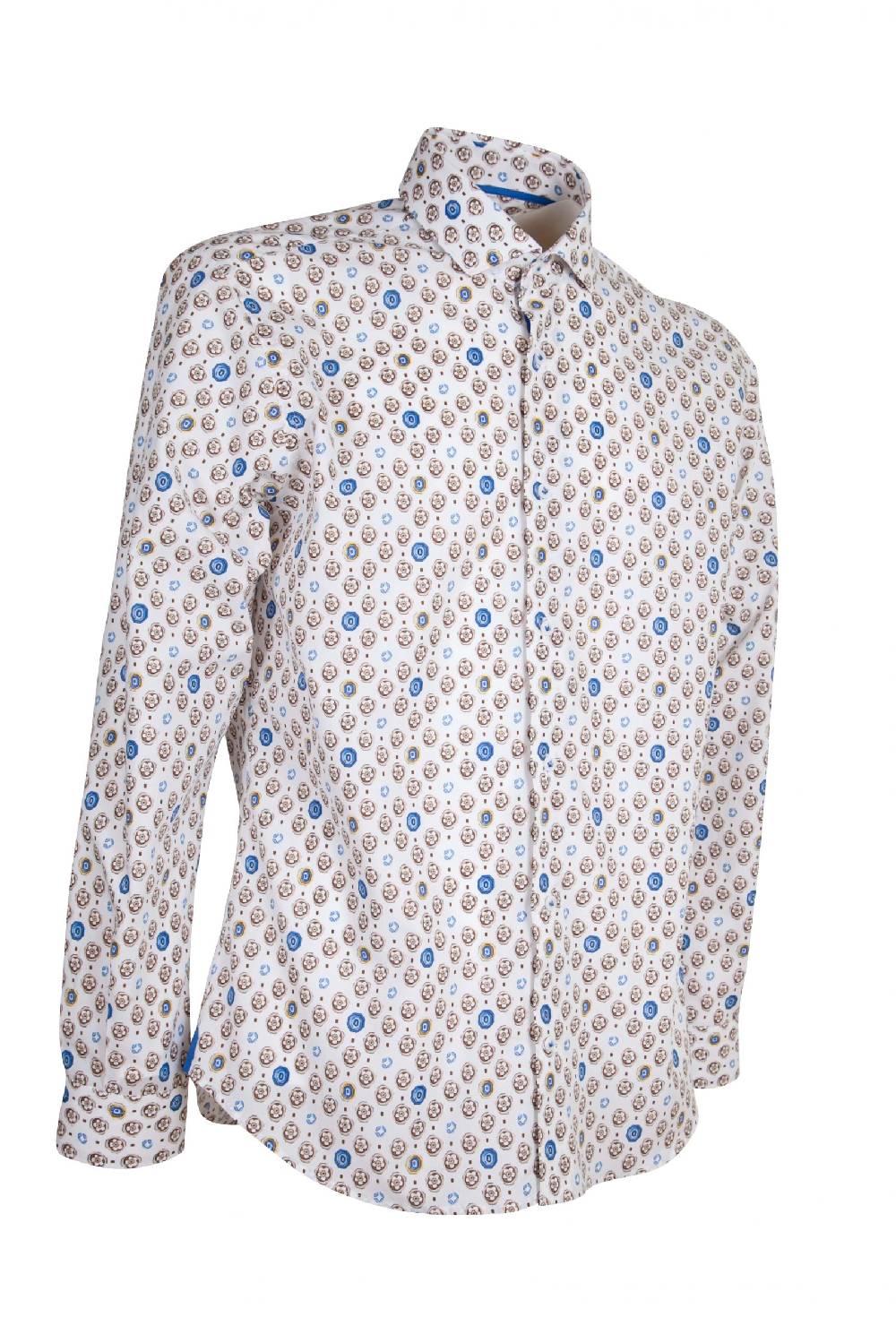 Poggianti Camicia Fantasia BUCINE-62M-712-02 Enormi risparmi
