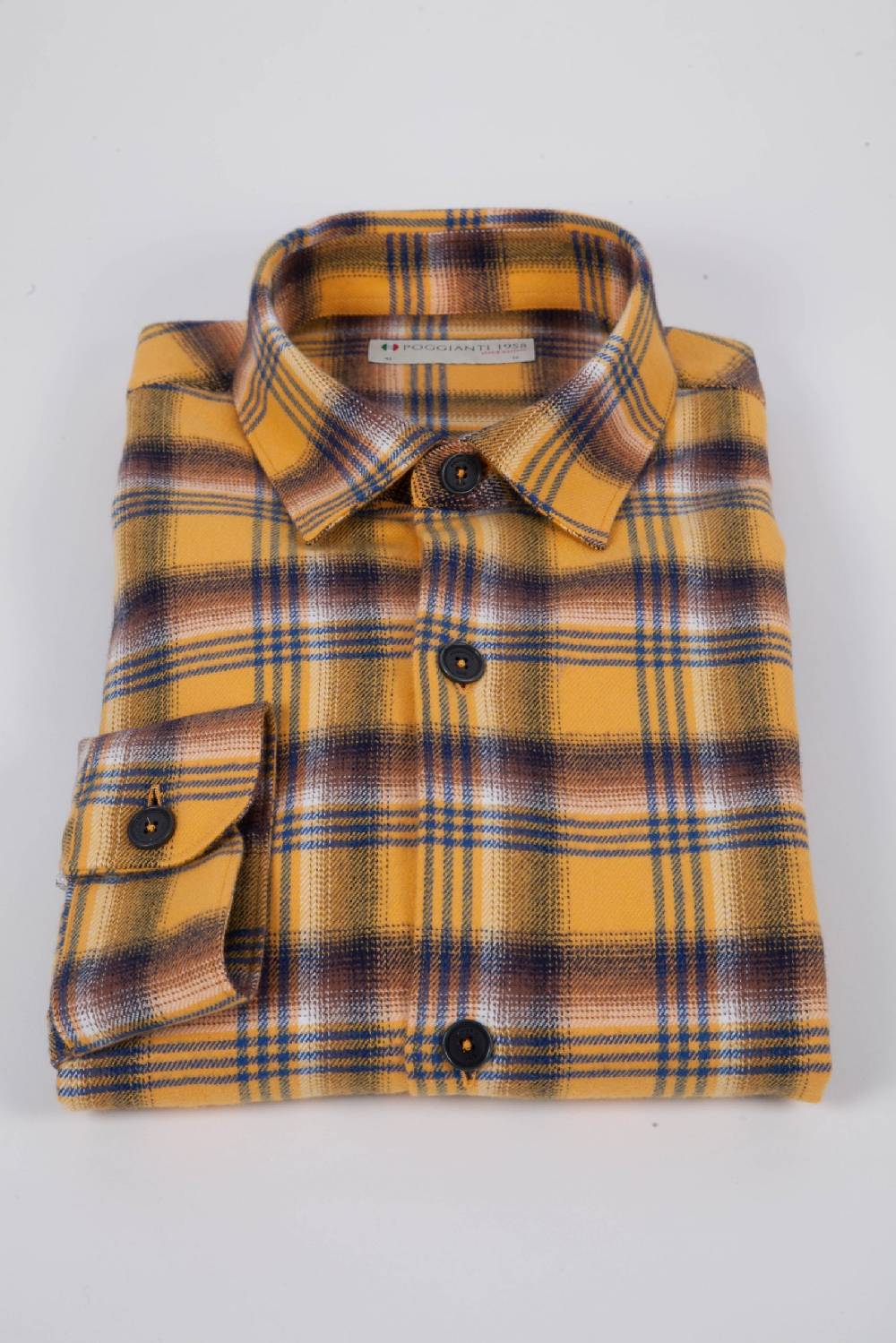 Poggianti Camicia in flanella a quadri LONDA-66-632