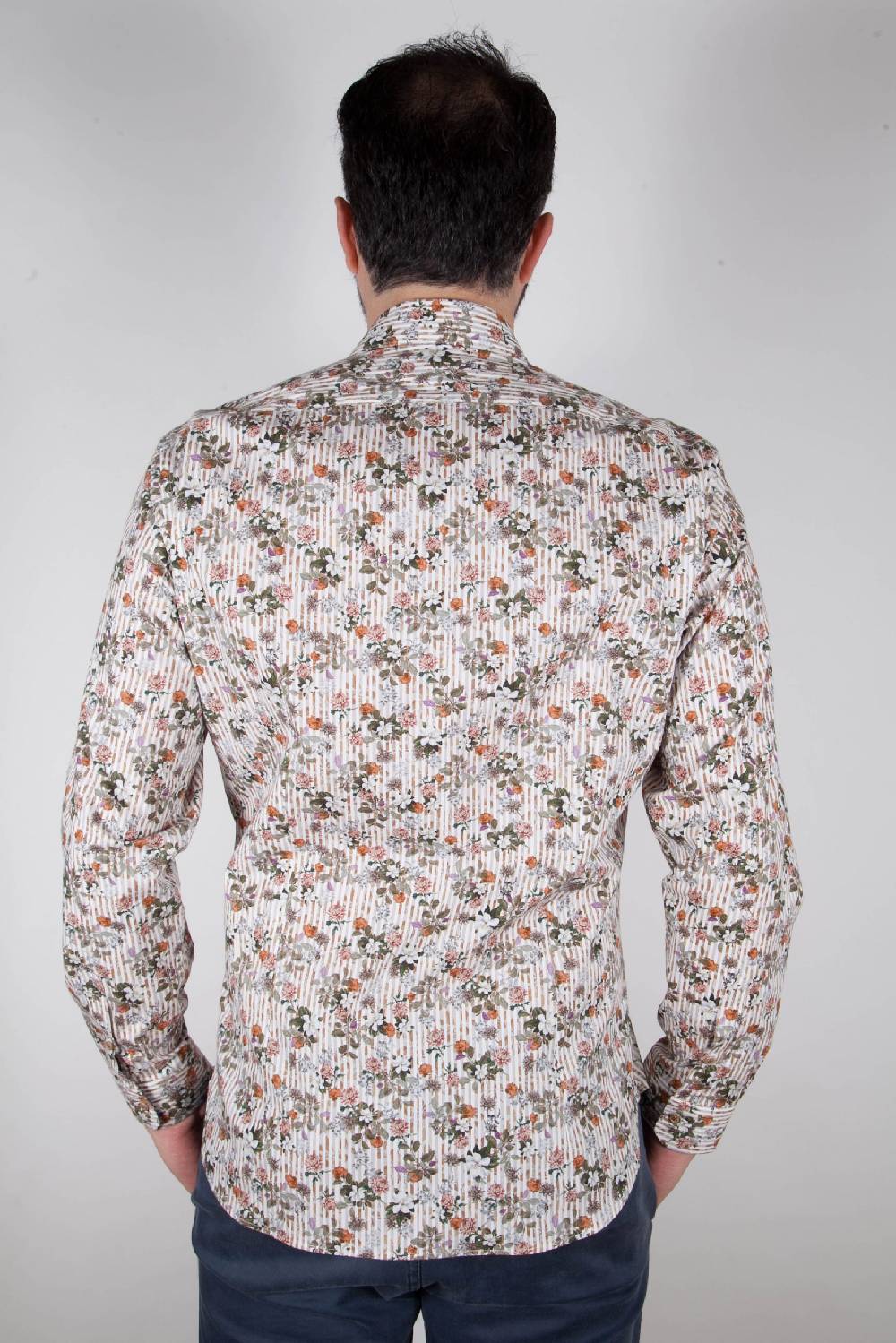 Poggianti Camicia con stampa ASCIANO-73-569-01 Vendita Calda