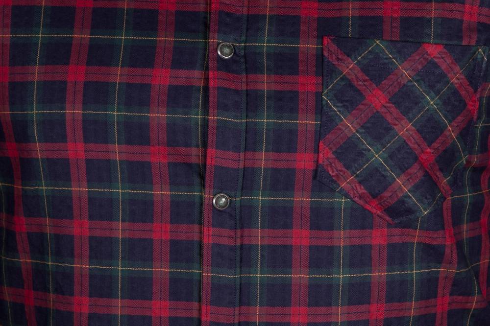 Poggianti Camicia a quadri con tasca ARDENZA-64-574-03 Saldi Di Fabbrica