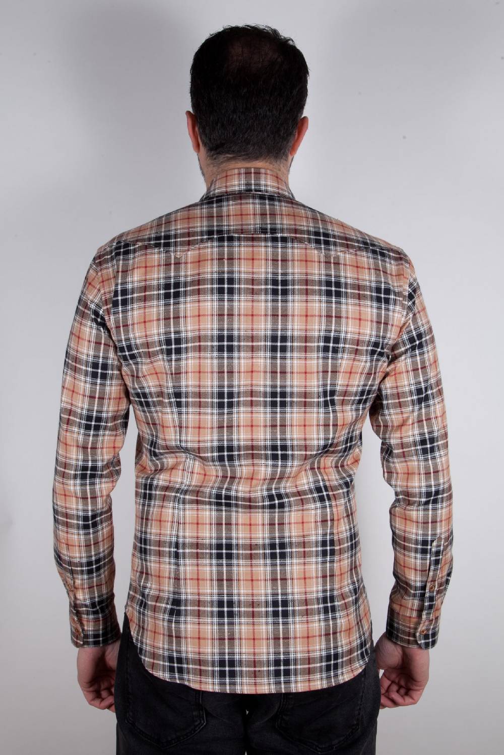 Poggianti Camicia a quadri VAIANO-95F-573-01 Enormi sconti