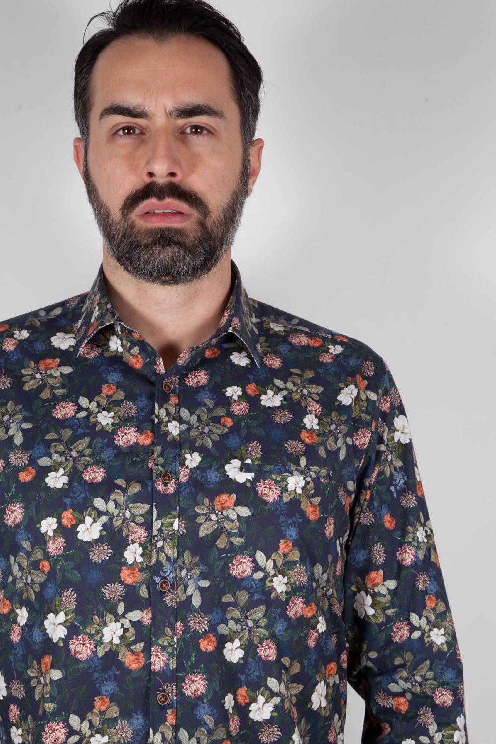 Poggianti Camicia con stampa ASCIANO-73-569-02 Negozio
