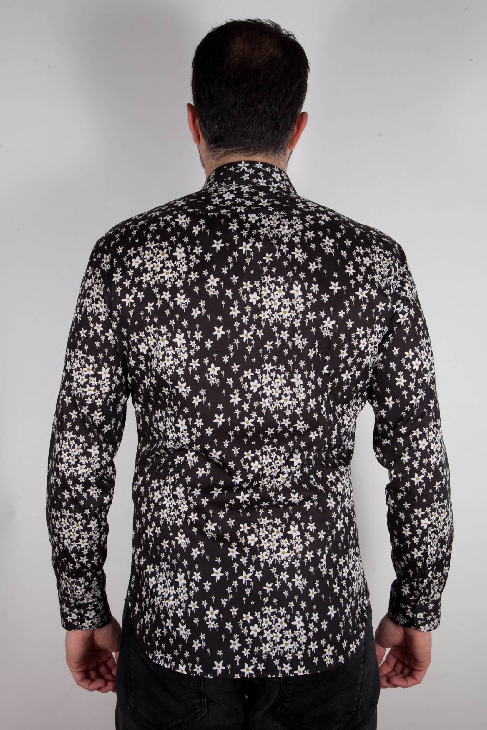 Poggianti Camicia con stampa floreale FIRENZE-UBBF-555-02 Nuova