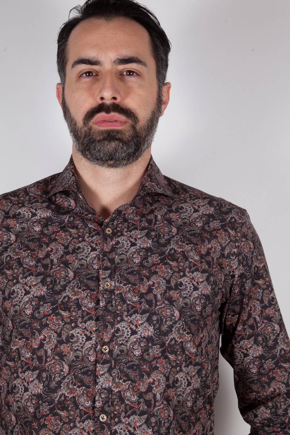 Poggianti Camicia con stampa PISA-31F-549-01 Moda