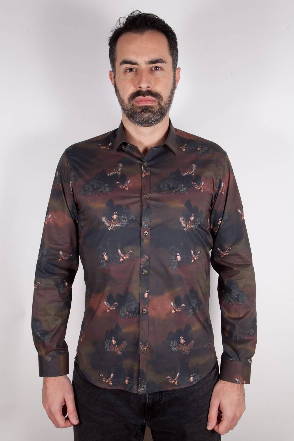 Poggianti Camicia con stampa PISA-73-548-01 2025