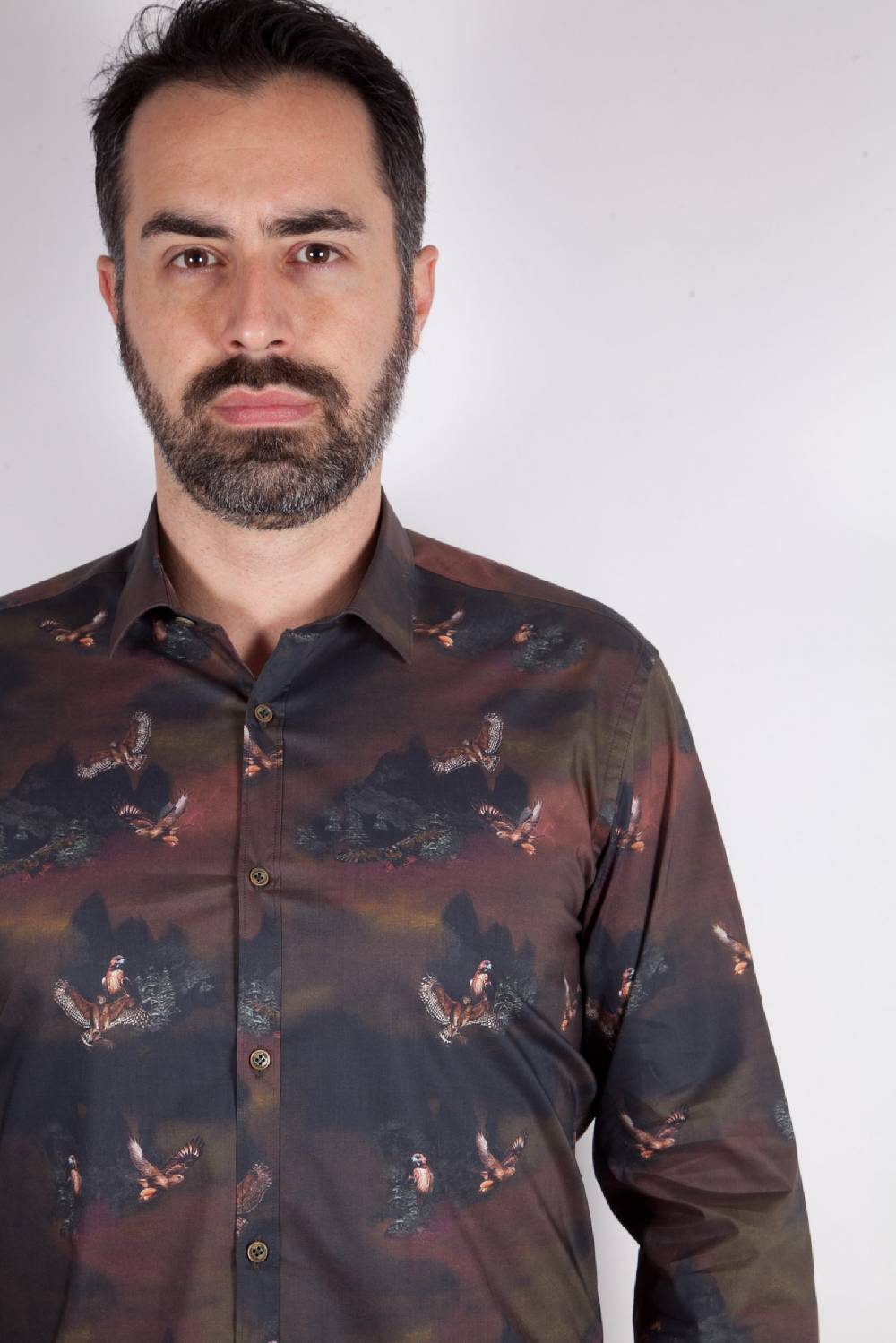 Poggianti Camicia con stampa PISA-73-548-01 2025