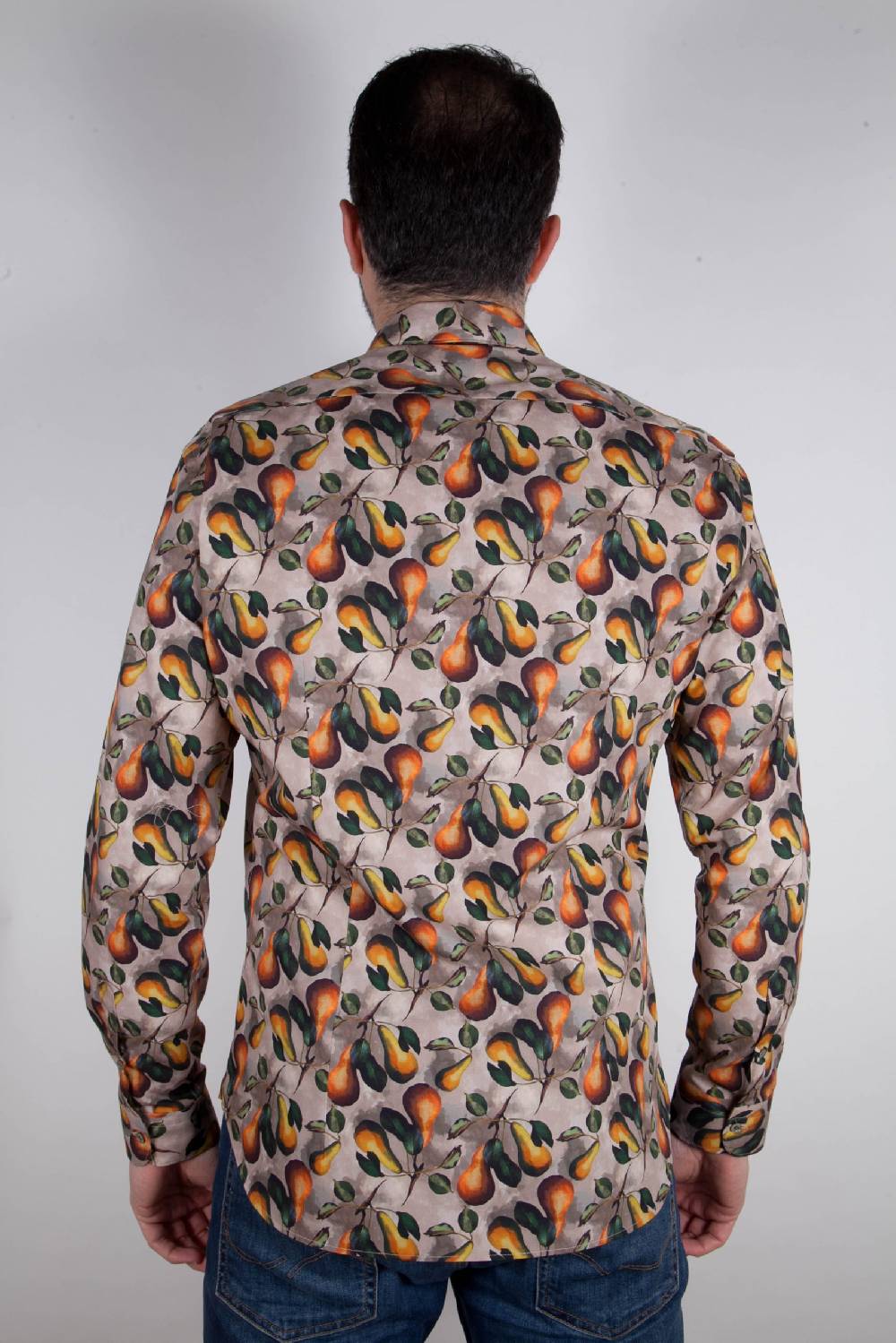 Poggianti Camicia con stampa frutta PISA-66F-536-01 Italy