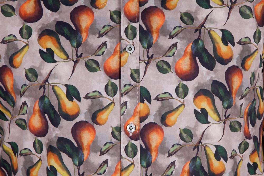 Poggianti Camicia con stampa frutta PISA-66F-536-01 Italy