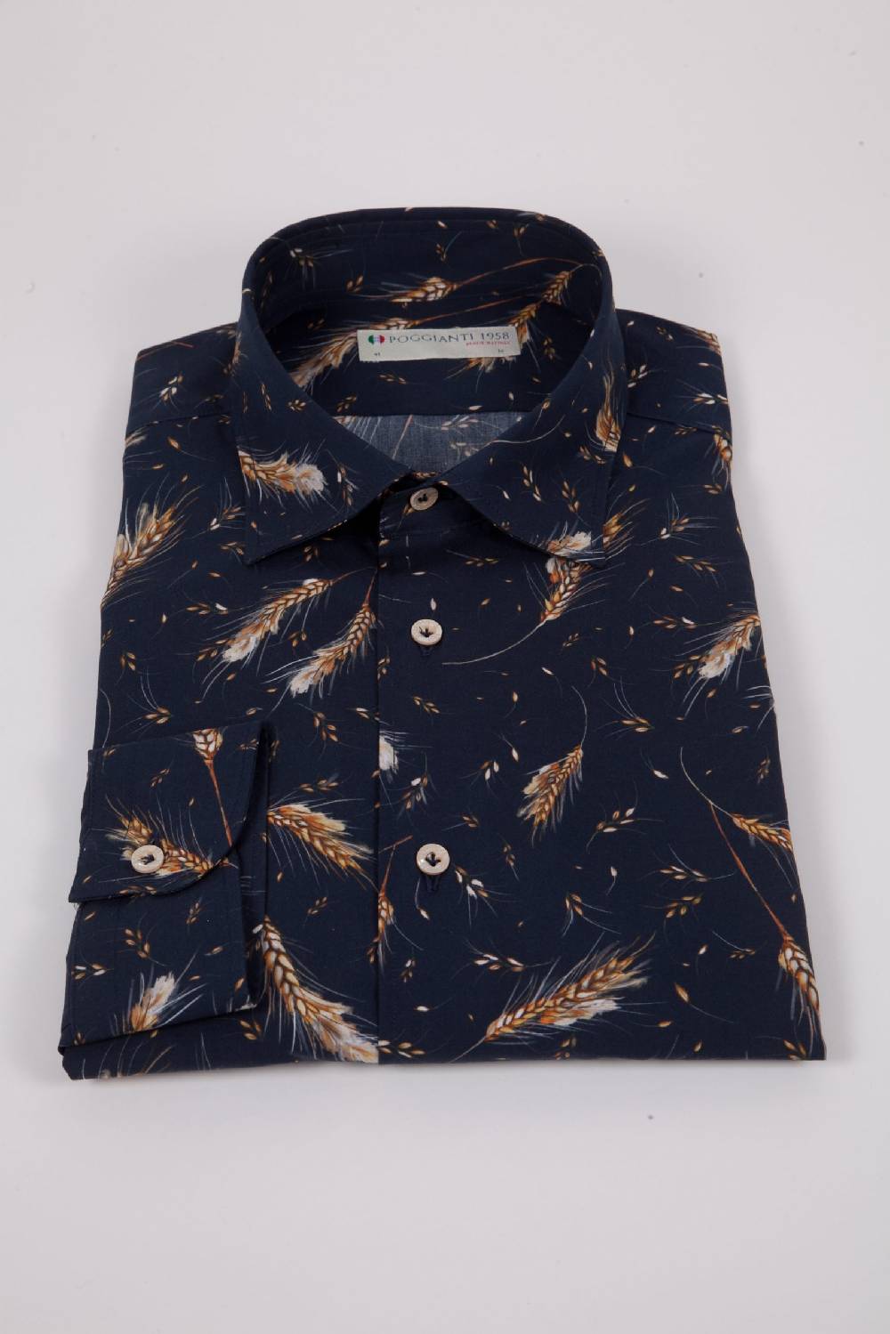 Poggianti Camicia con stampa FIRENZE-95F-533-01