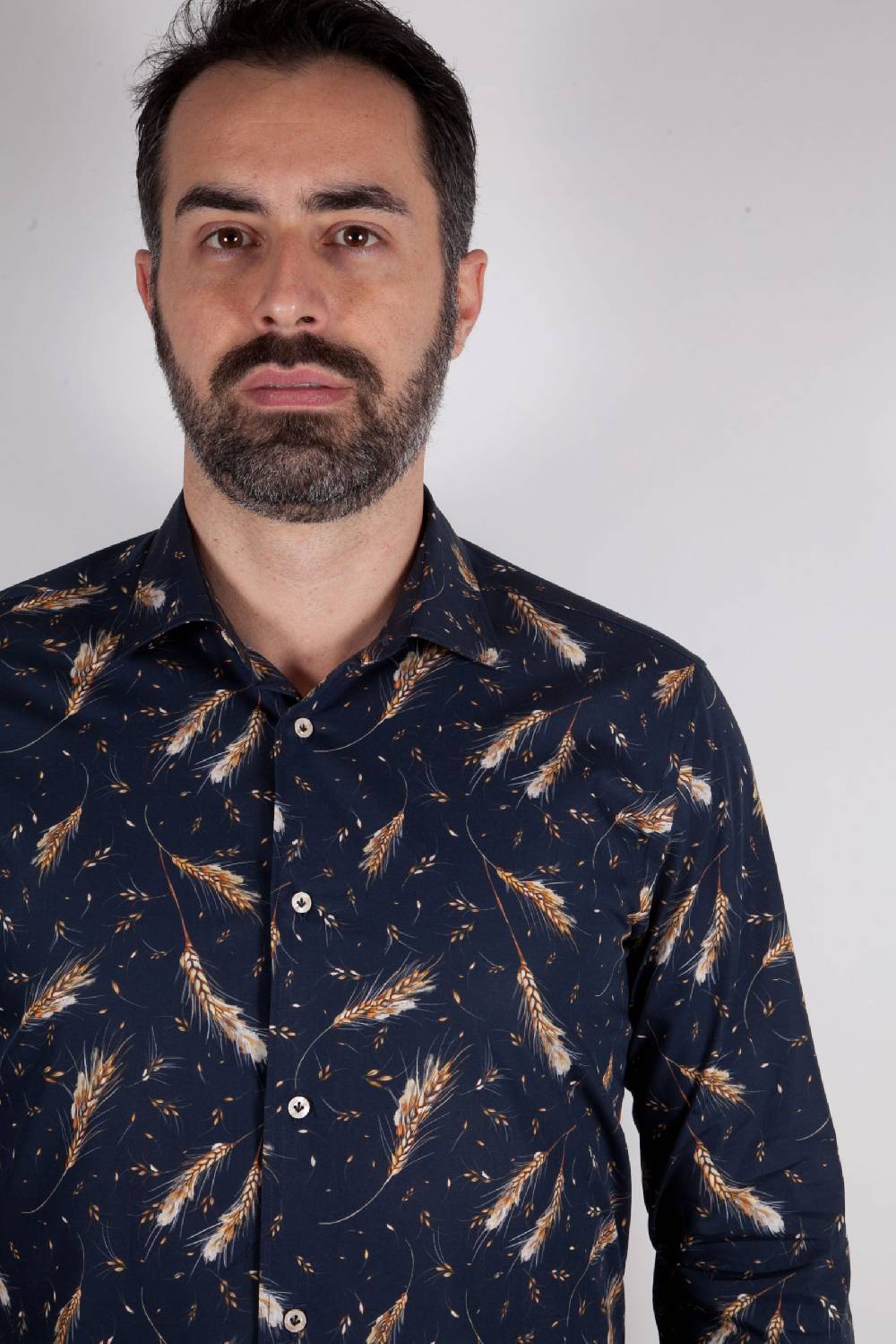 Poggianti Camicia con stampa FIRENZE-95F-533-01 Italia