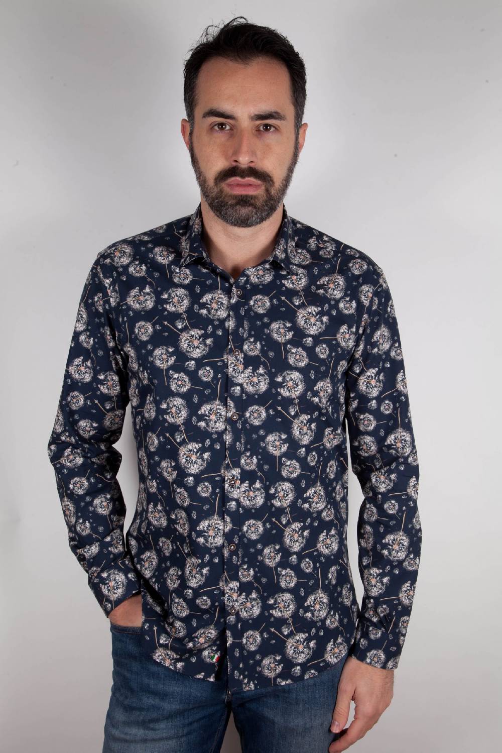 Poggianti Camicia con stampa PISA-73-532-01 2025